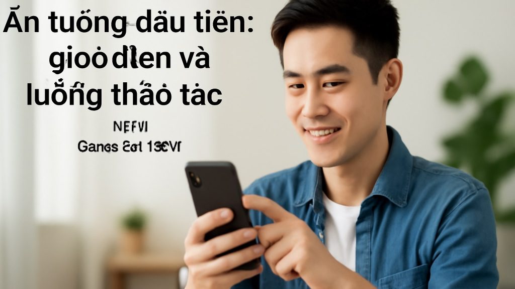 Ấn tượng đầu tiên: giao diện và luồng thao tác Minh họa: Ấn tượng đầu tiên: giao diện và luồng thao tác