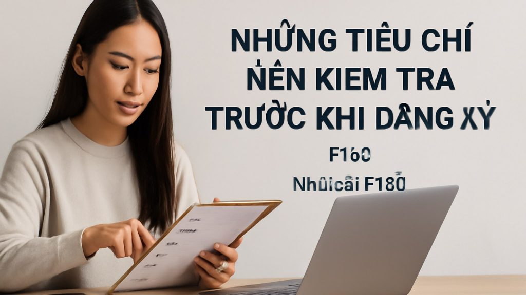 Những tiêu chí nên kiểm tra trước khi đăng ký Minh họa: Những tiêu chí nên kiểm tra trước khi đăng ký